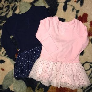 Sweater With Polka Dot Tutus - Set of 2 !